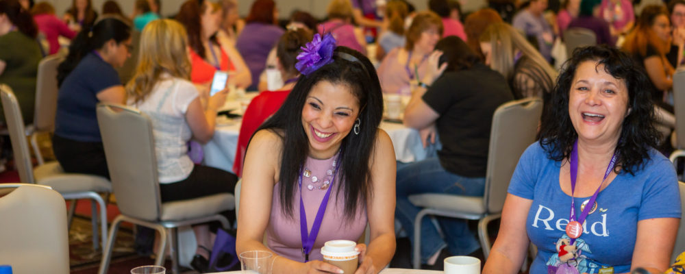 Haylee Thorne laughs at the BLC19 Brunch & Bubbly event